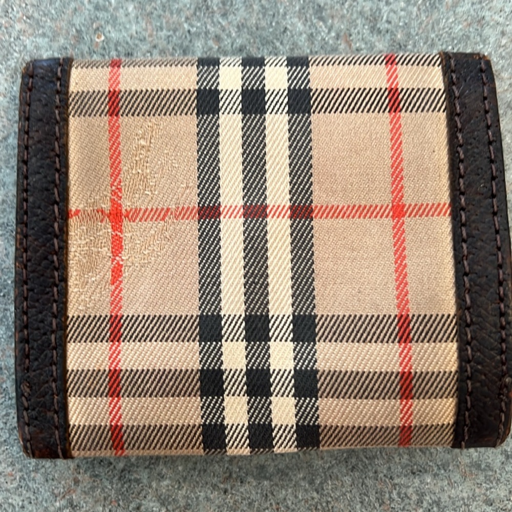Authentic Burberry VTG Coin Pouch - Picture 2 of 6